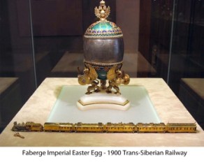 Imperial Faberge Egg - Trans Siberian Railway